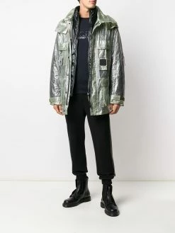 C.P. Company veste à effet métallisé