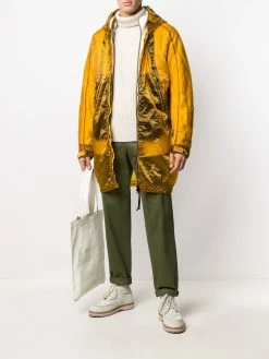 C.P. Company parka à effet métallisé