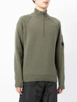 C.P. Company sweat zippé à patch logo