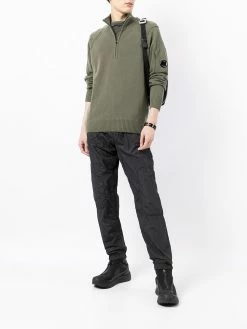 C.P. Company sweat zippé à patch logo