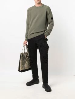 C.P. Company pull à plaque logo