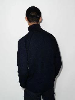 C.P. Company pull en polaire à col roulé