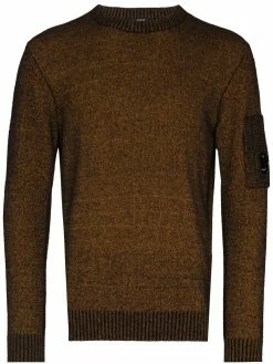 C.P. Company pull texturé à détail verre de lunette signature