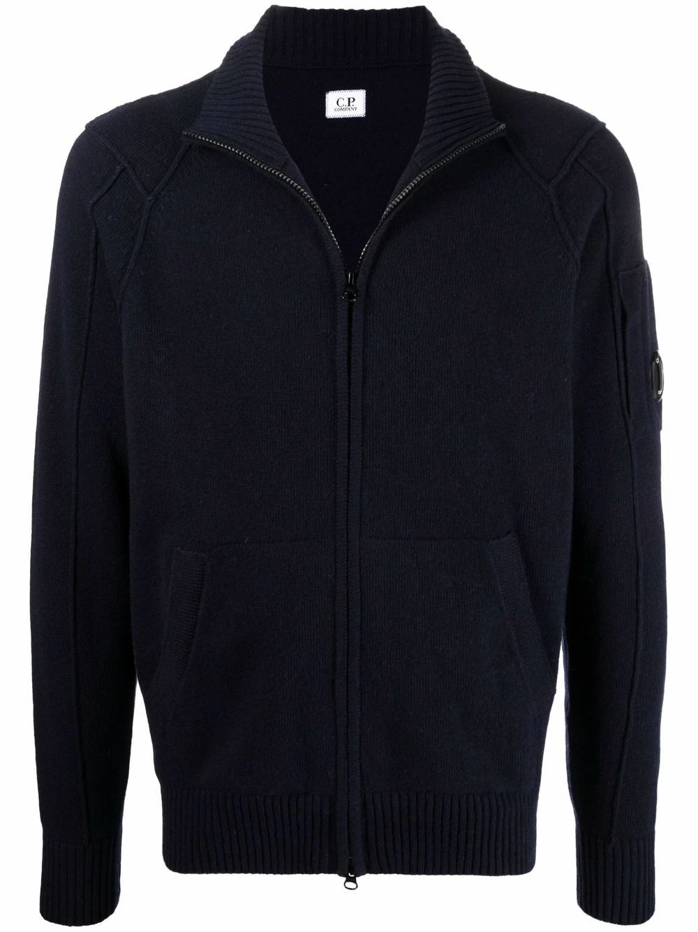 C.P. Company Pas Cher Cardigan zippé en maille pulls homme 3 C.P. Company cardigan zippé en maille