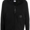 C.P. Company hoodie zippé à patch logo