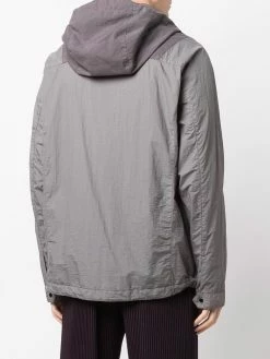 C.P. Company veste bicolore à effet froissé