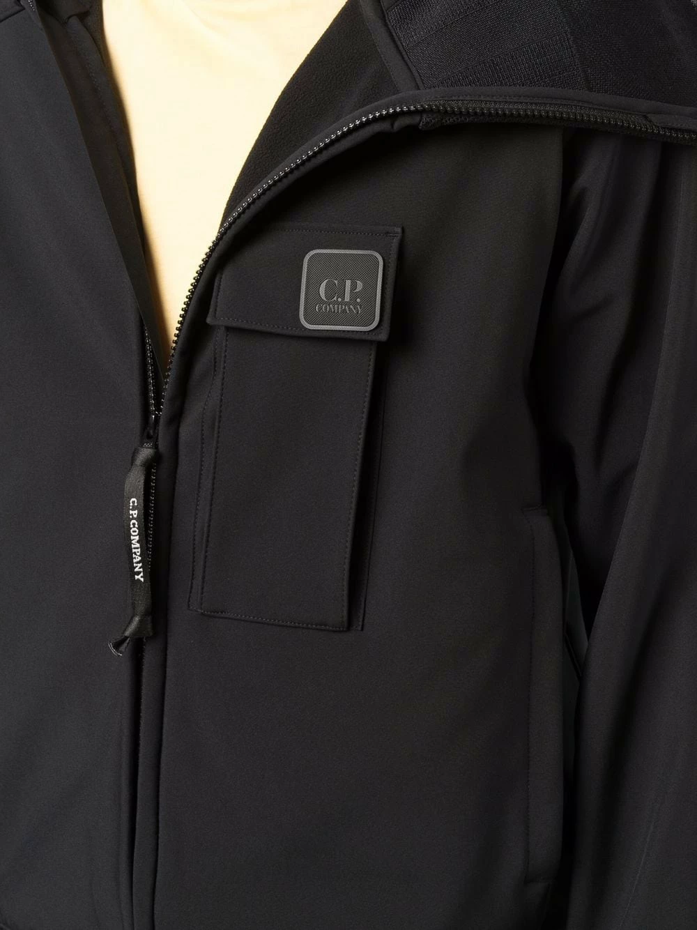 Prix Abordable C.P. Company Veste zippée à patch logo vestes à capuche homme 7 C.P. Company veste zippée à patch logo