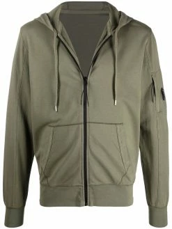 C.P. Company hoodie zippé à lien de resserrage