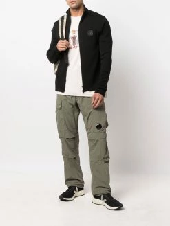 C.P. Company pull zippé à patch logo