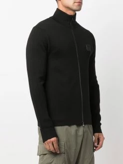 C.P. Company pull zippé à patch logo