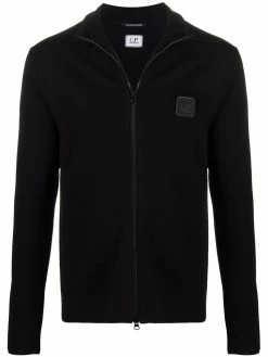 C.P. Company pull zippé à patch logo