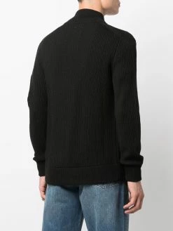 C.P. Company pull zippé à plaque logo