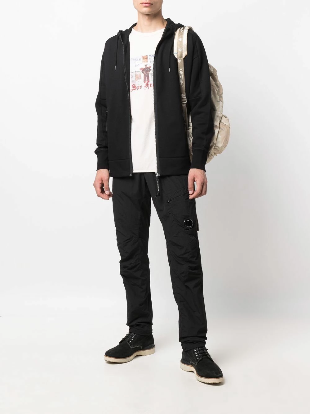 Authentique 100% C.P. Company Pantalon à poches cargo pantalons de survêtement homme 4 C.P. Company pantalon à poches cargo