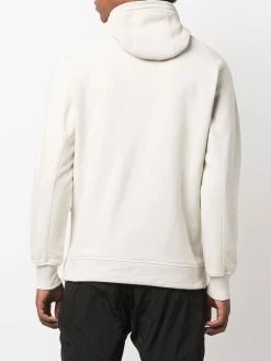 C.P. Company hoodie en polaire à patch logo