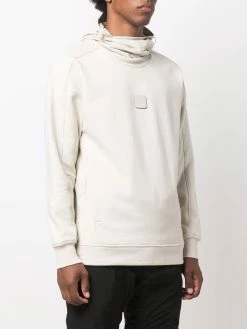 C.P. Company hoodie en polaire à patch logo