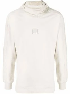 C.P. Company hoodie en polaire à patch logo