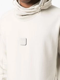 C.P. Company hoodie en polaire à patch logo