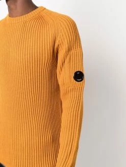 C.P. Company pull à plaque logo