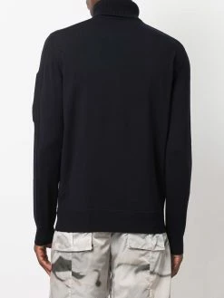 C.P. Company pull en maille nervurée à col roulé