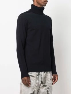 C.P. Company pull en maille nervurée à col roulé