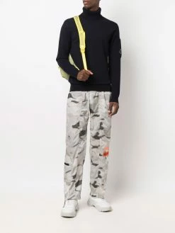 C.P. Company pull en maille nervurée à col roulé