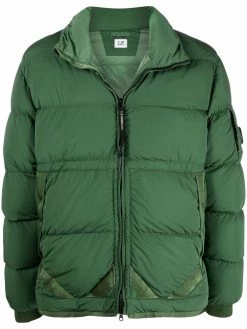 C.P. Company doudoune zippée à plaque logo