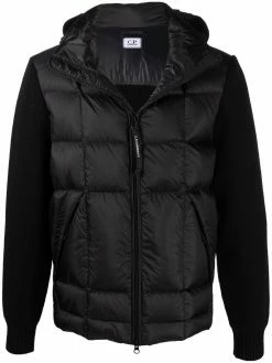 C.P. Company veste matelassée à capuche contrastante