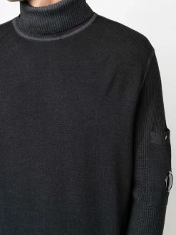 C.P. Company pull en maille épaisse à col roulé