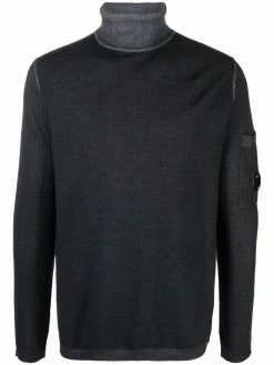 C.P. Company pull en maille épaisse à col roulé