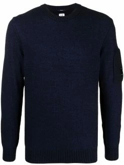 C.P. Company pull à plaque logo