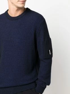 C.P. Company pull à plaque logo