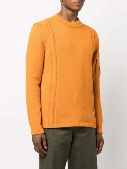 C.P. Company pull en maille à patch logo