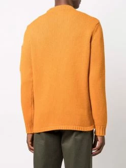 C.P. Company pull en maille à patch logo