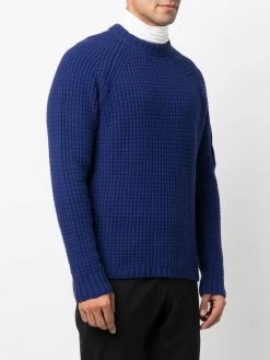 C.P. Company pull en maille gaufrée à patch logo