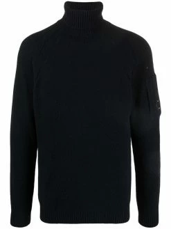 C.P. Company pull à détail verre de lunette signature