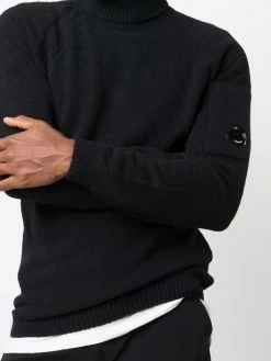 C.P. Company pull à détail verre de lunette signature