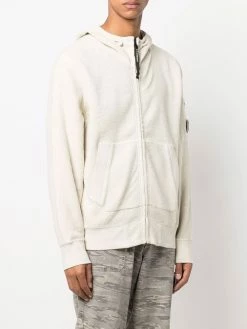 C.P. Company hoodie zippé à logo