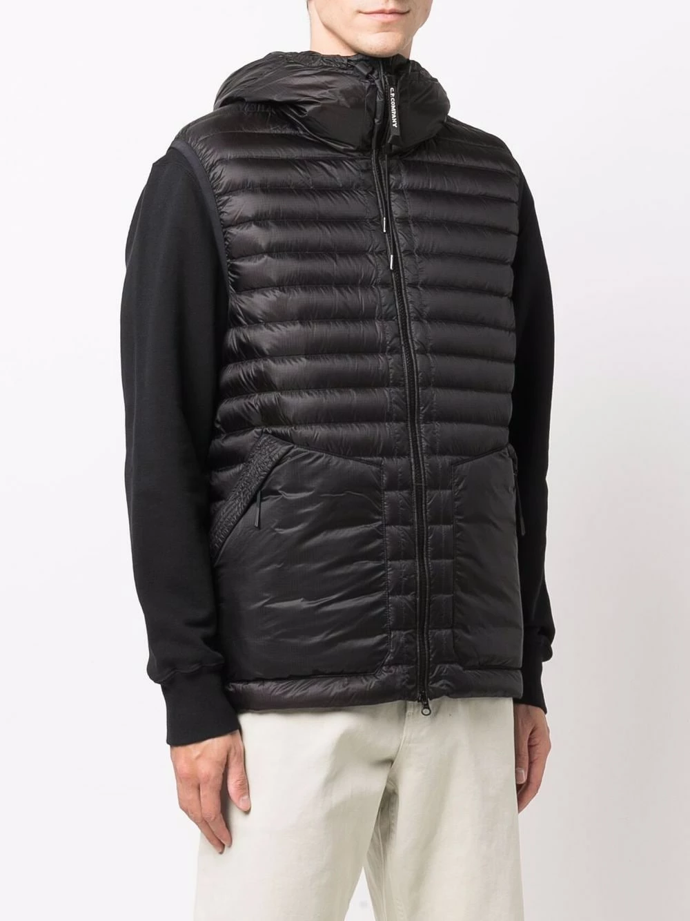 C.P. Company 50% Off De Vente Gilet matelassé à capuche doudounes & vestes matelassées homme 5 C.P. Company gilet matelassé à capuche