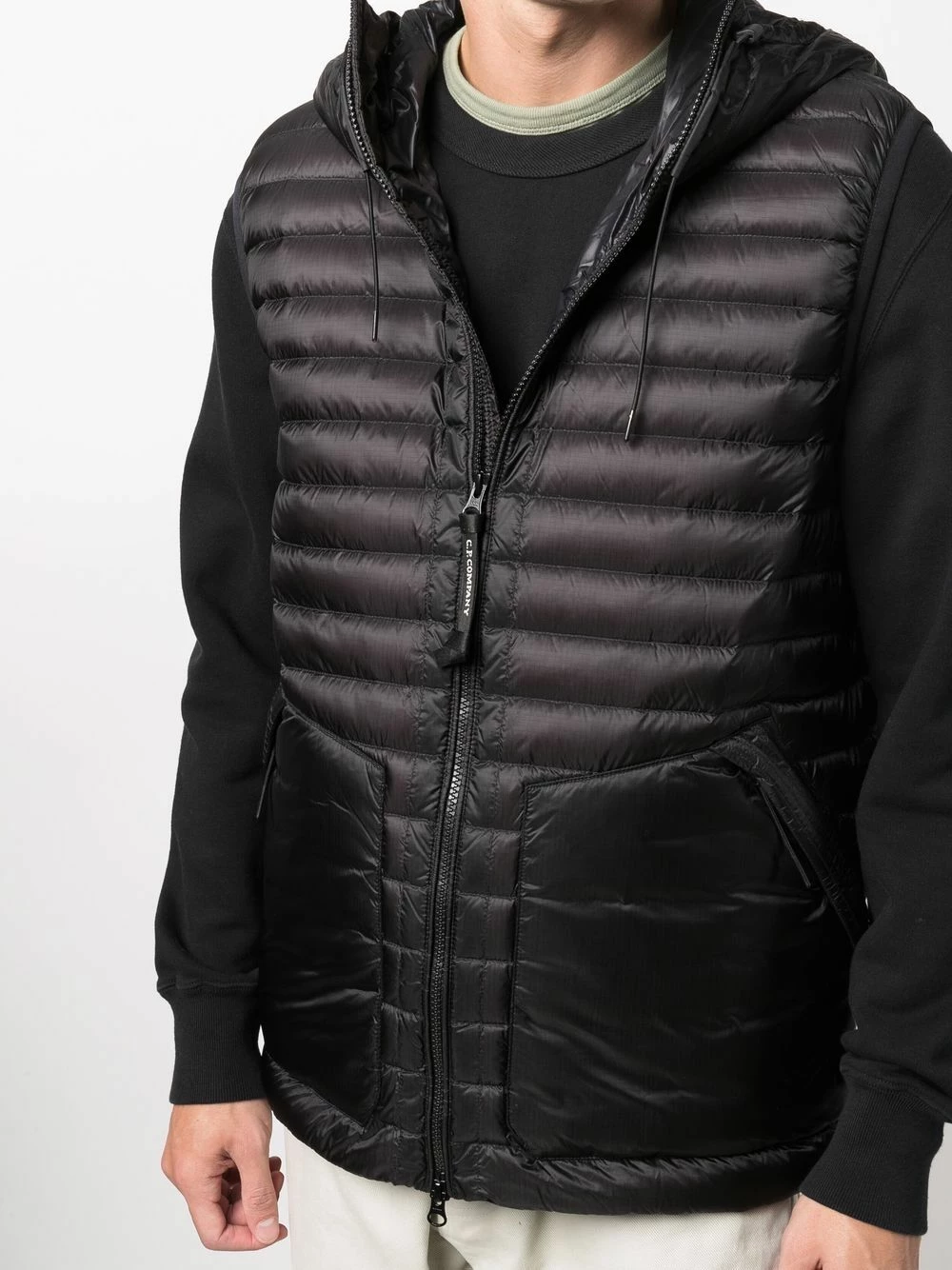 C.P. Company 50% Off De Vente Gilet matelassé à capuche doudounes & vestes matelassées homme 7 C.P. Company gilet matelassé à capuche