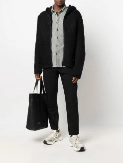 C.P. Company hoodie zippé à logo imprimé