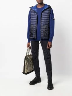 C.P. Company pantalon droit à patch logo