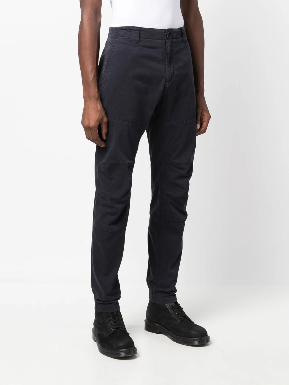 Prix Ourlé C.P. Company Pantalon droit à patch logo pantalons droits homme 5 C.P. Company pantalon droit à patch logo