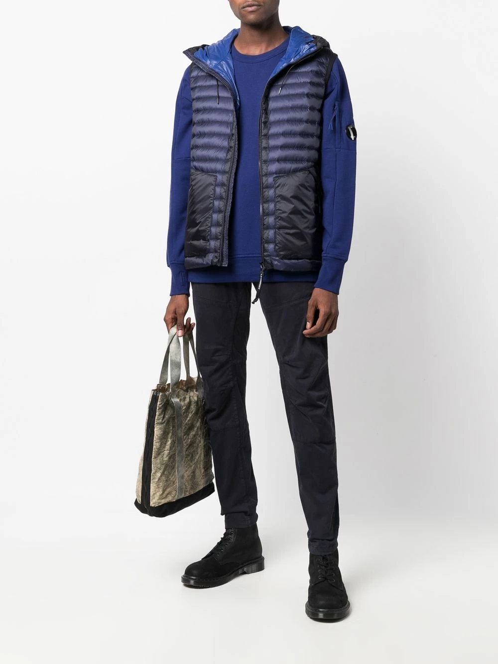 C.P. Company Gilet matelassé à capuche Petit Prix doudounes & vestes matelassées homme 4 C.P. Company gilet matelassé à capuche