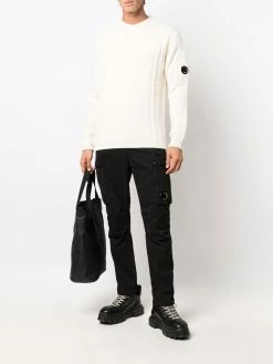 C.P. Company pull à bandes contrastantes