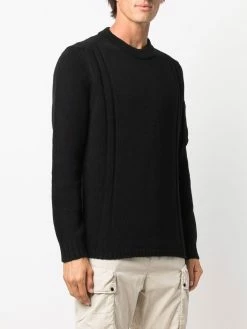 C.P. Company pull en maille à patch logo