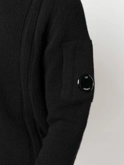 C.P. Company pull en maille à patch logo