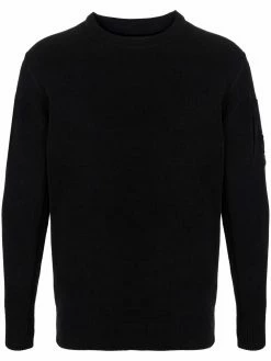 C.P. Company pull à détail verre lunette signature