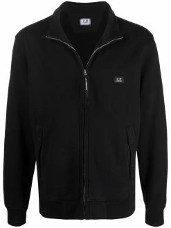 C.P. Company pull zippé à patch logo