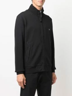 C.P. Company pull zippé à patch logo