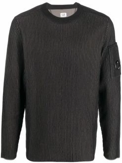 C.P. Company pull rayé en maille